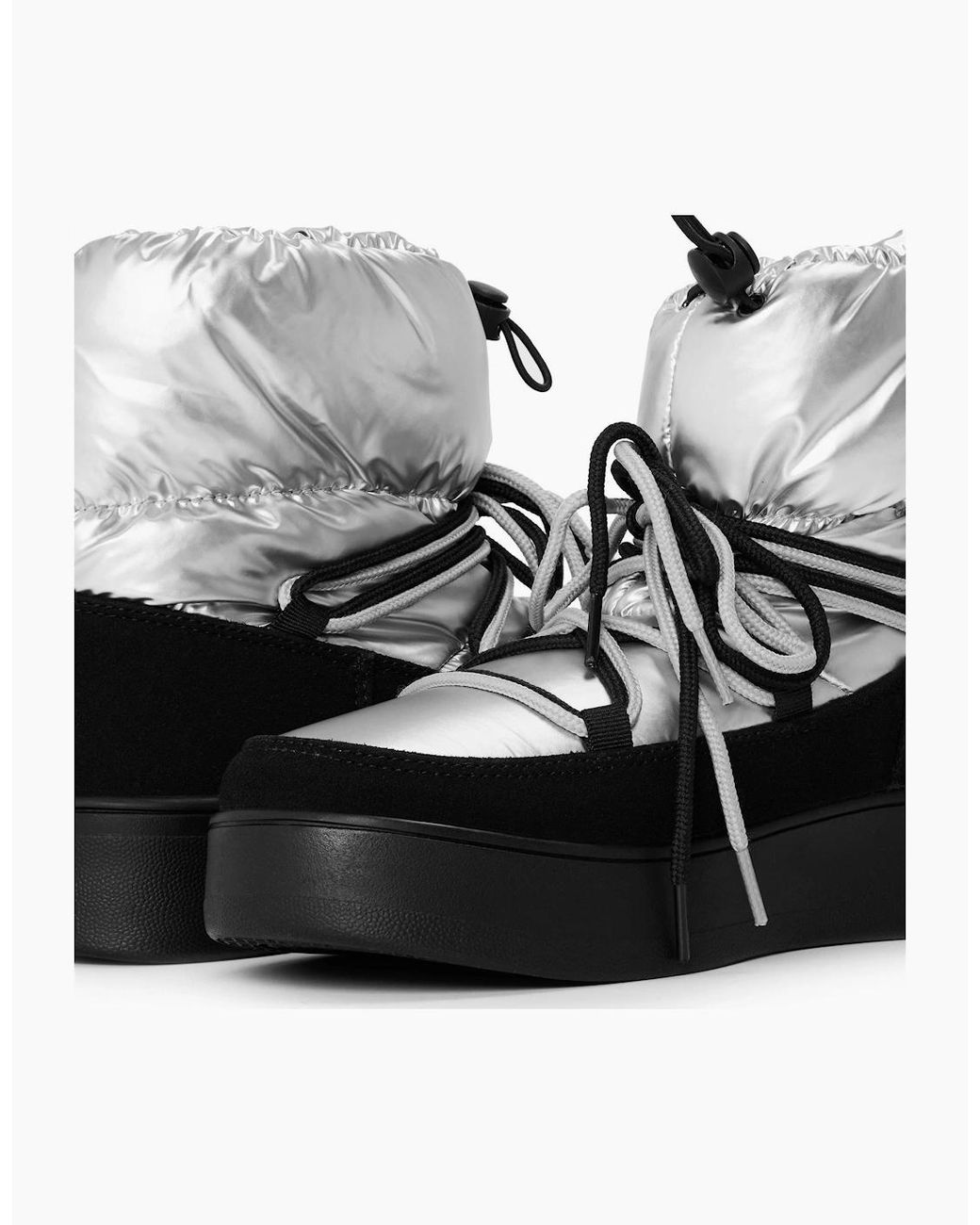 Steve Madden White Zienna Block Court Shoes