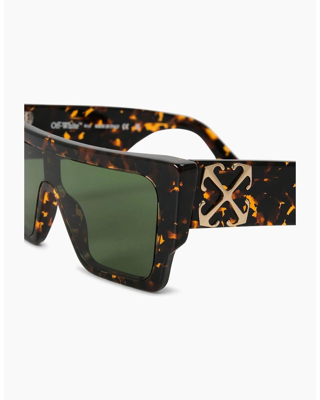 Off-White c/o Virgil Abloh Green Off Marion Sunglasses for men