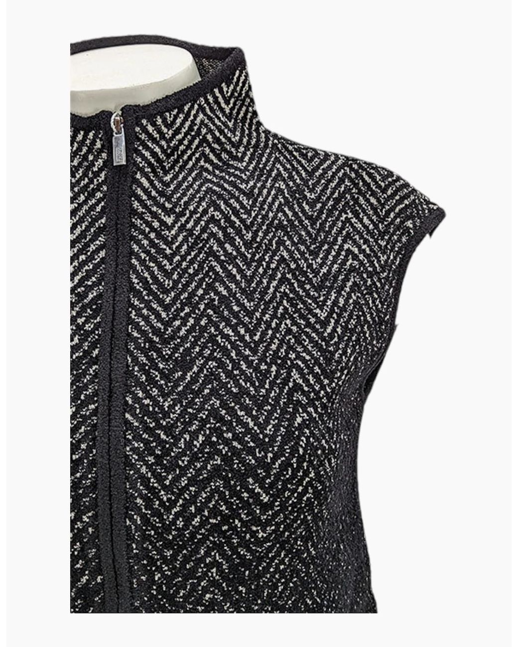 Armani Black Collezioni 6Xme12 Mm07Z Cardigan Knitwear Zipped Sweatshirt Jumper