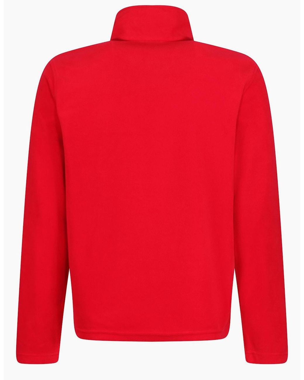 Regatta Red Professional Micro Zip Neck Fleece Top for men