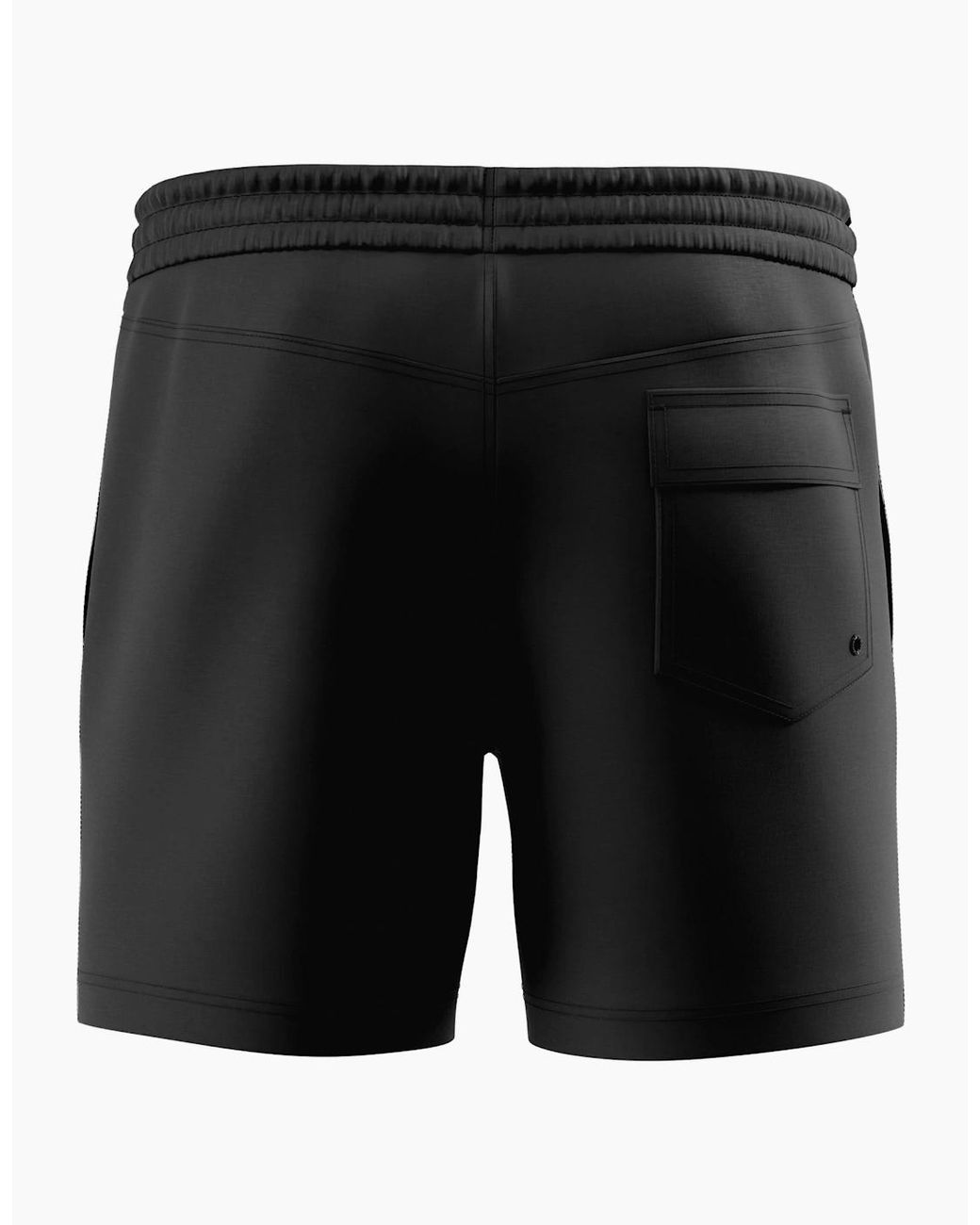 Speedo Black Medley Repeat Logo Swim Shorts for men