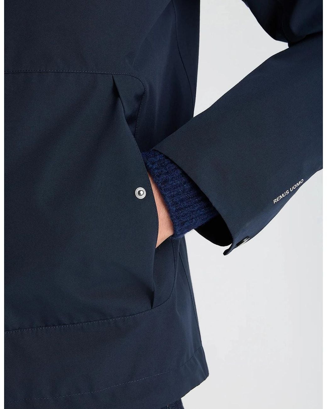 Remus Uomo Blue Toledo Waterproof Anorak Dark for men