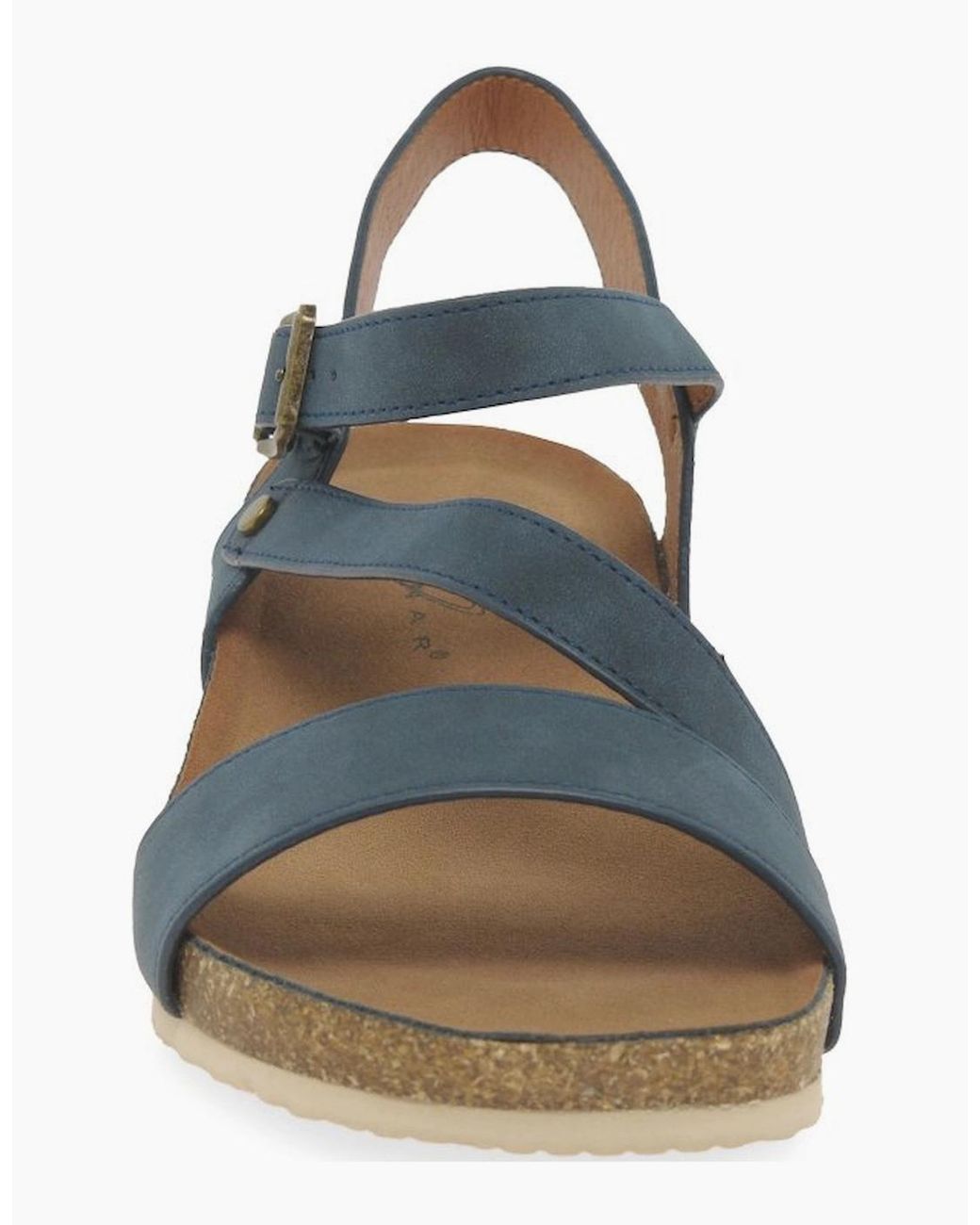 Lunar Blue Cluster Wedge Sandal