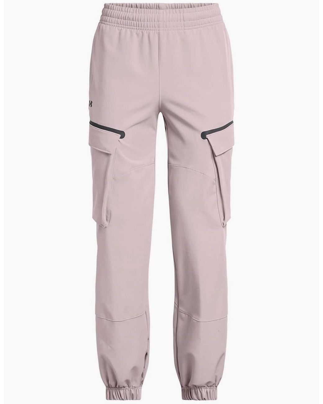 Under Armour Pink Unstoppable Solid Patterned Cargo Joggers