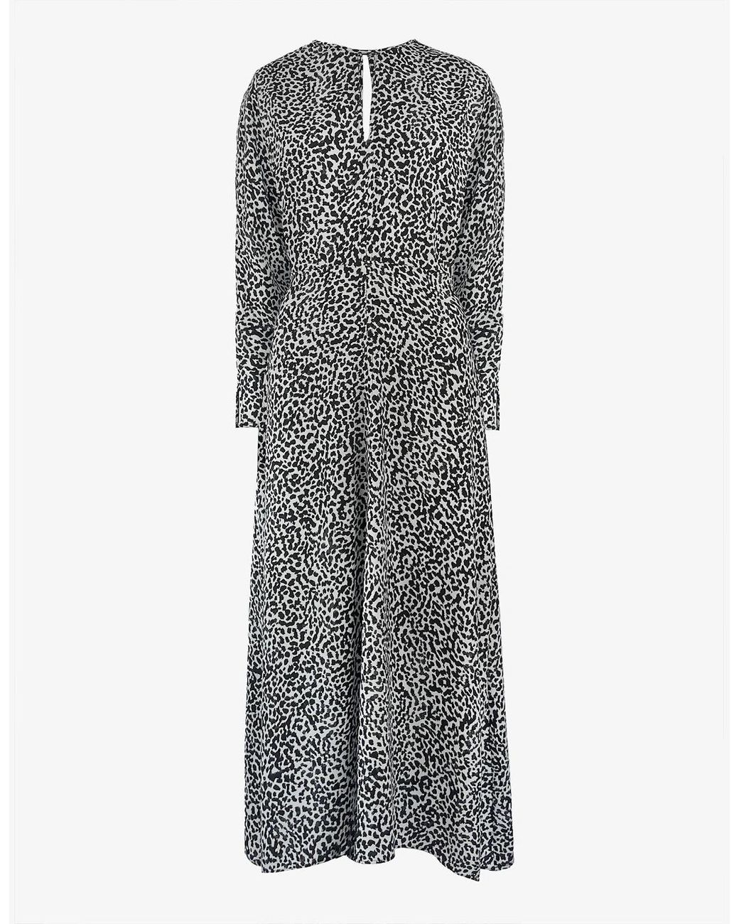 Ro&zo Green Dalmatian Print Batwing Sleeve Midaxi Dress
