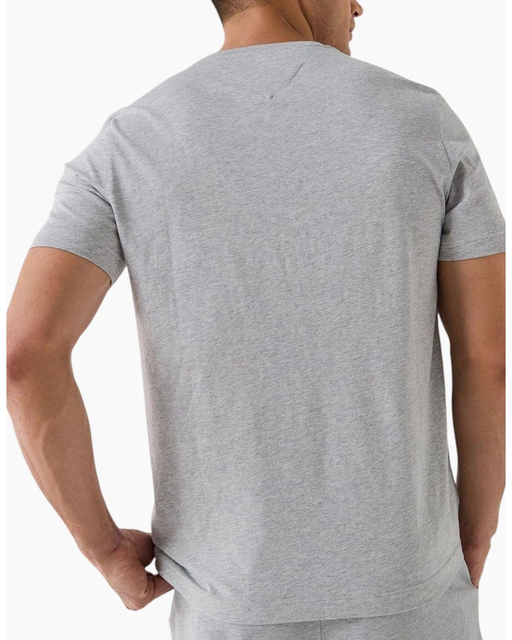 Tommy Hilfiger Gray T Shirts Cotton Top Tee for men