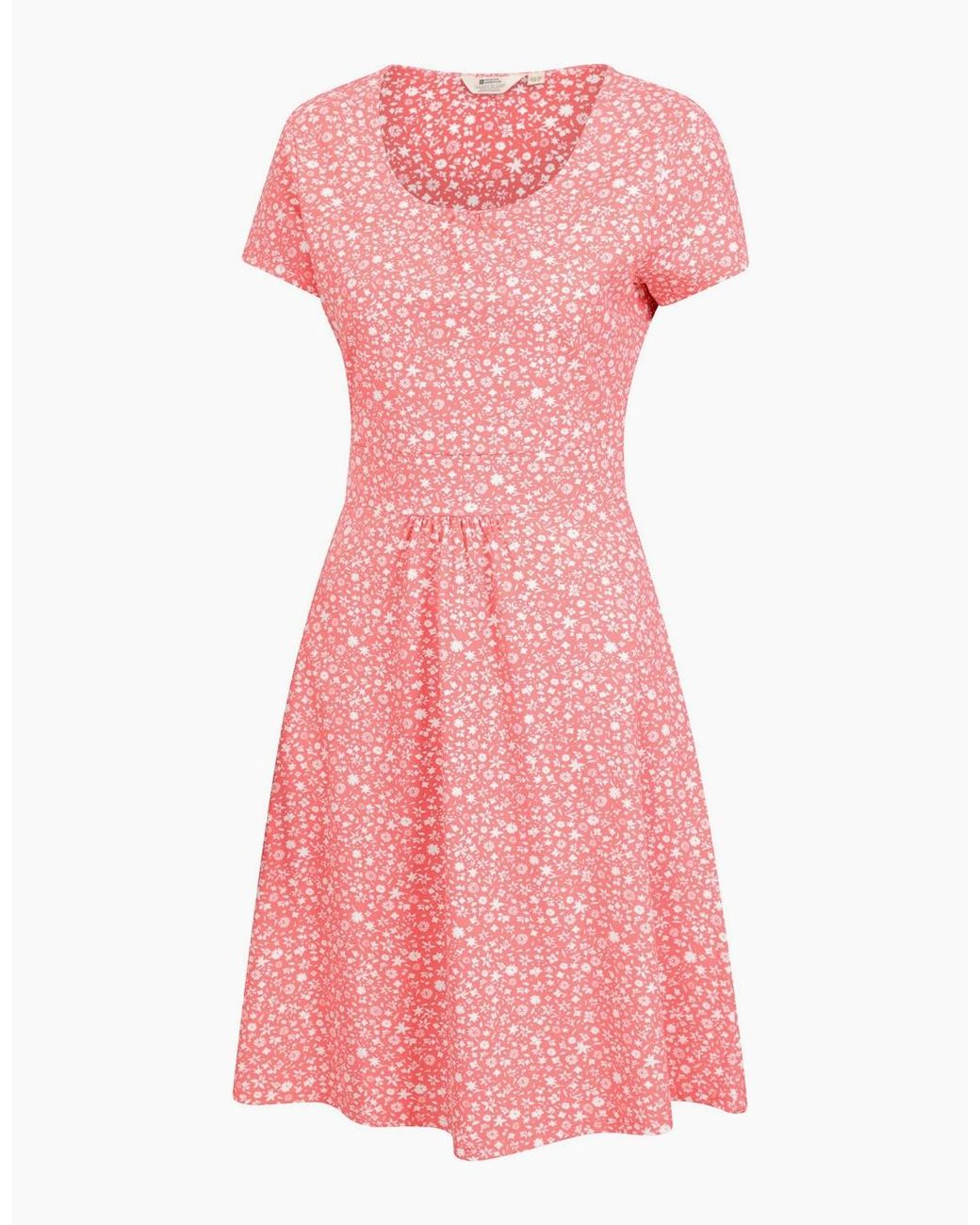 Mountain Warehouse Pink Ladies Orchid All-Over Print Uv Protection Dress