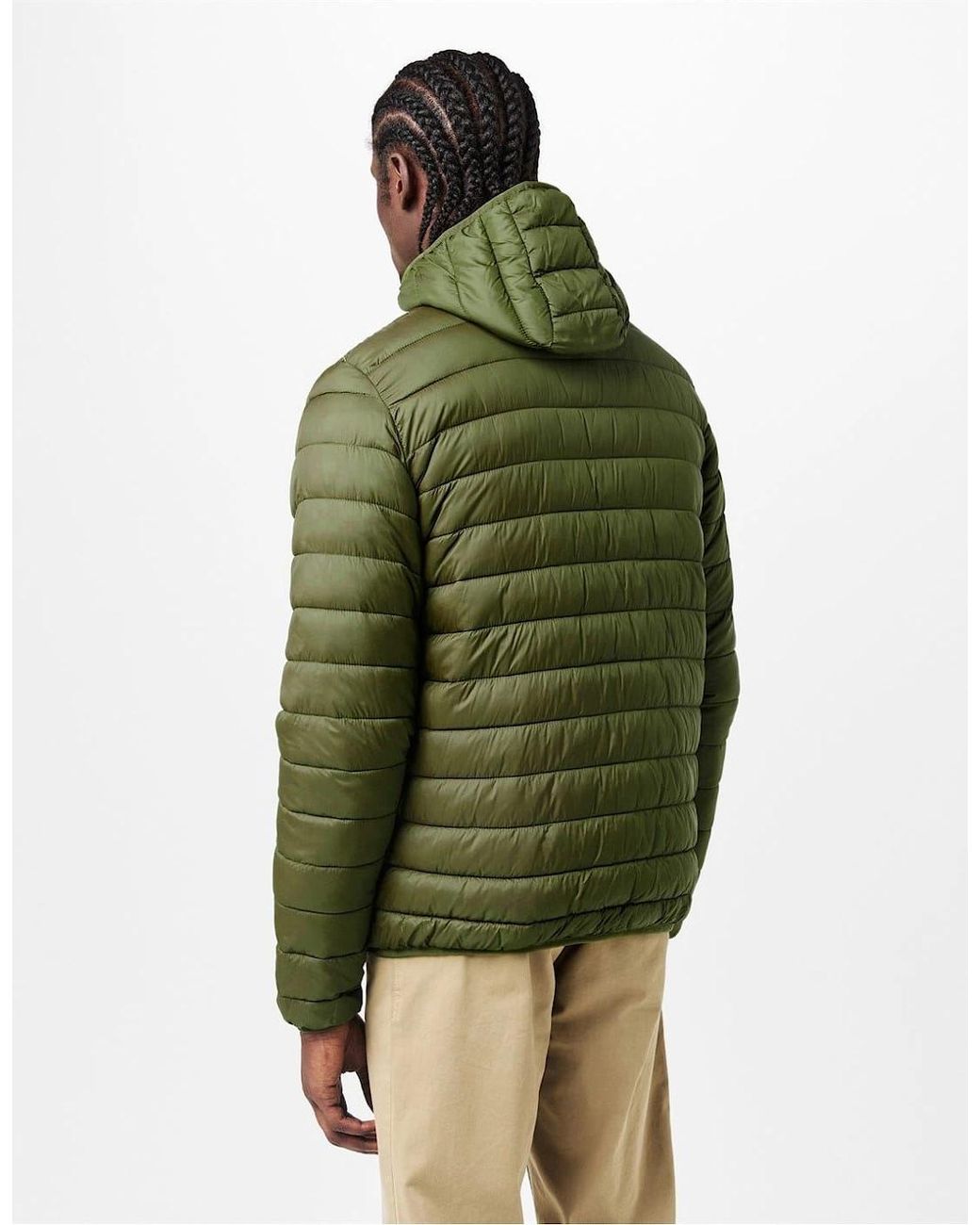 Aquascutum Green Puffer Jacket for men