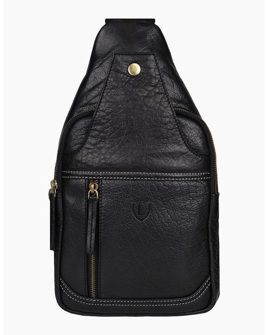 Lakeland Leather Black Keswick Sling Bag