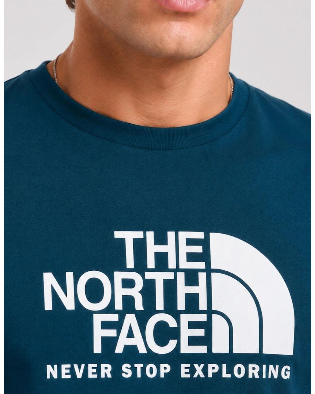 The North Face Blue M New Peak Ss T-Shirt for men