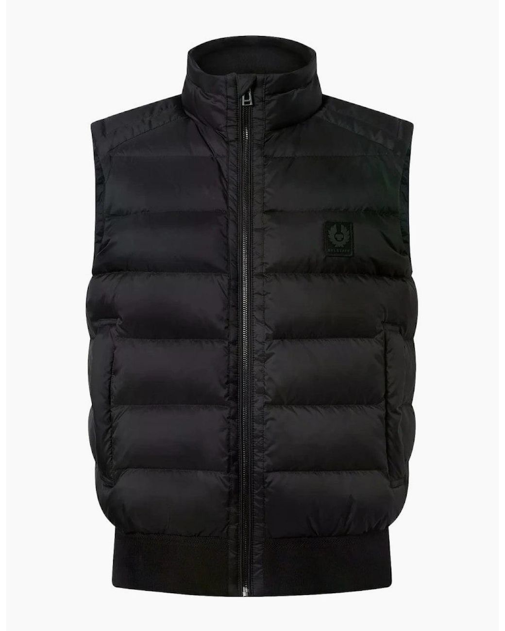 Belstaff Black Compound Gilet for men