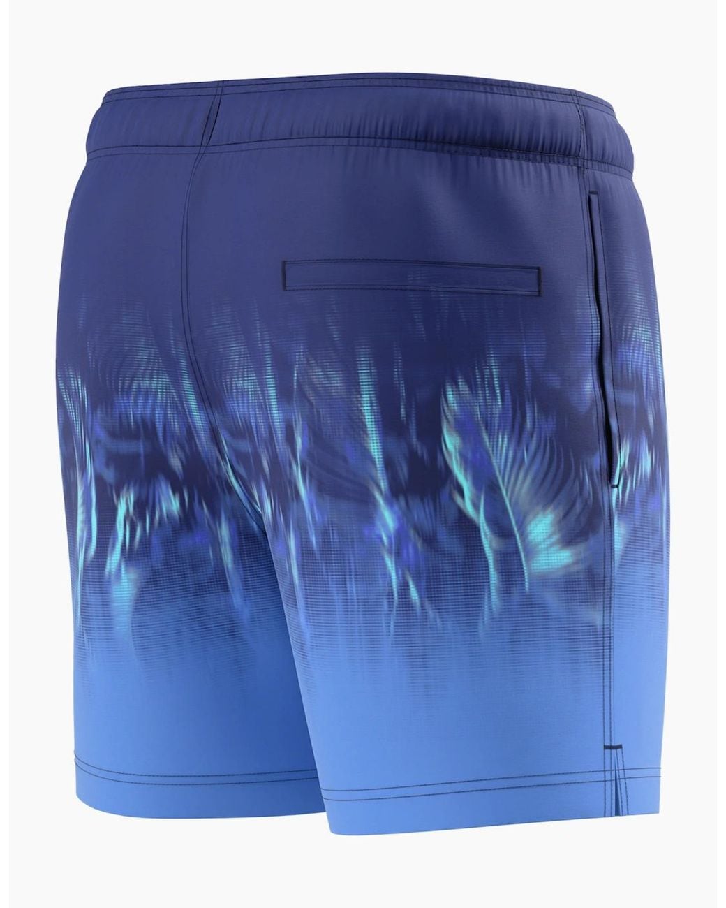 Speedo Blue Engineered Redondo Edge Palm Print Swim Shorts for men