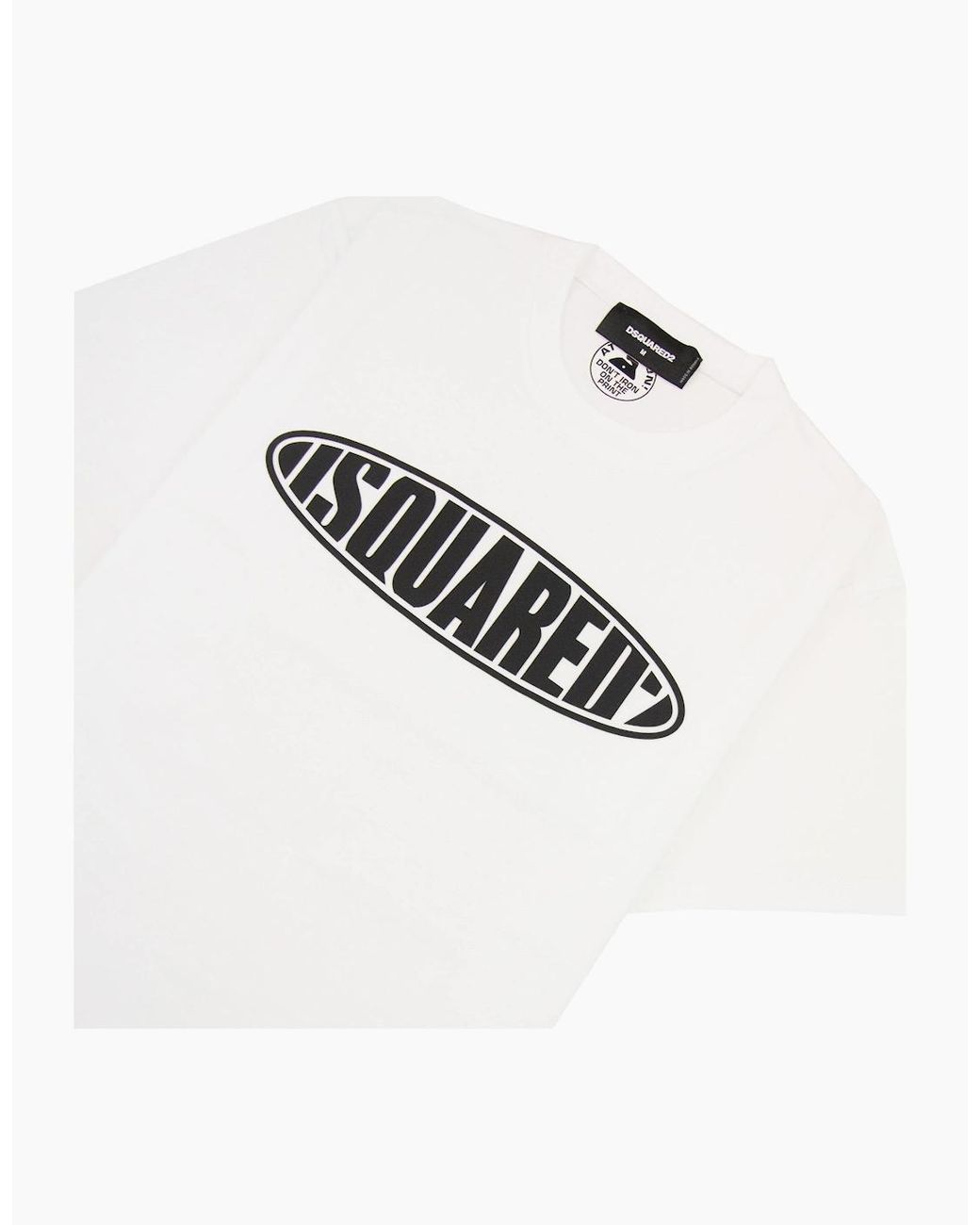 DSquared² White Surf Board Cool T Shirt 100 for men