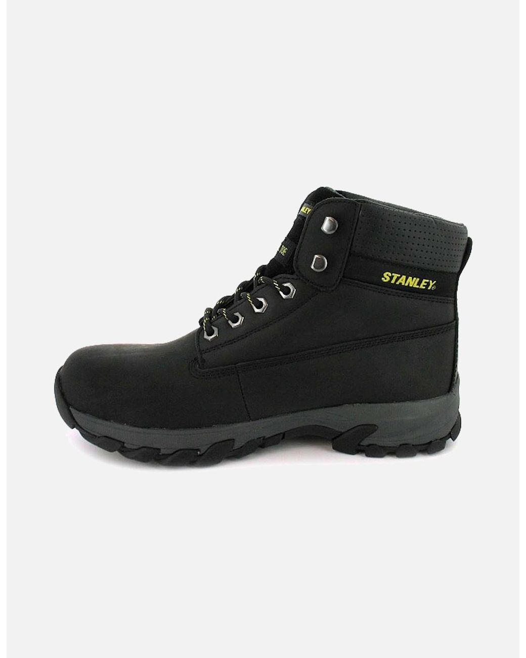 Stanley Black Safety Boots Hartford Leather Lace Up Uk Size for men