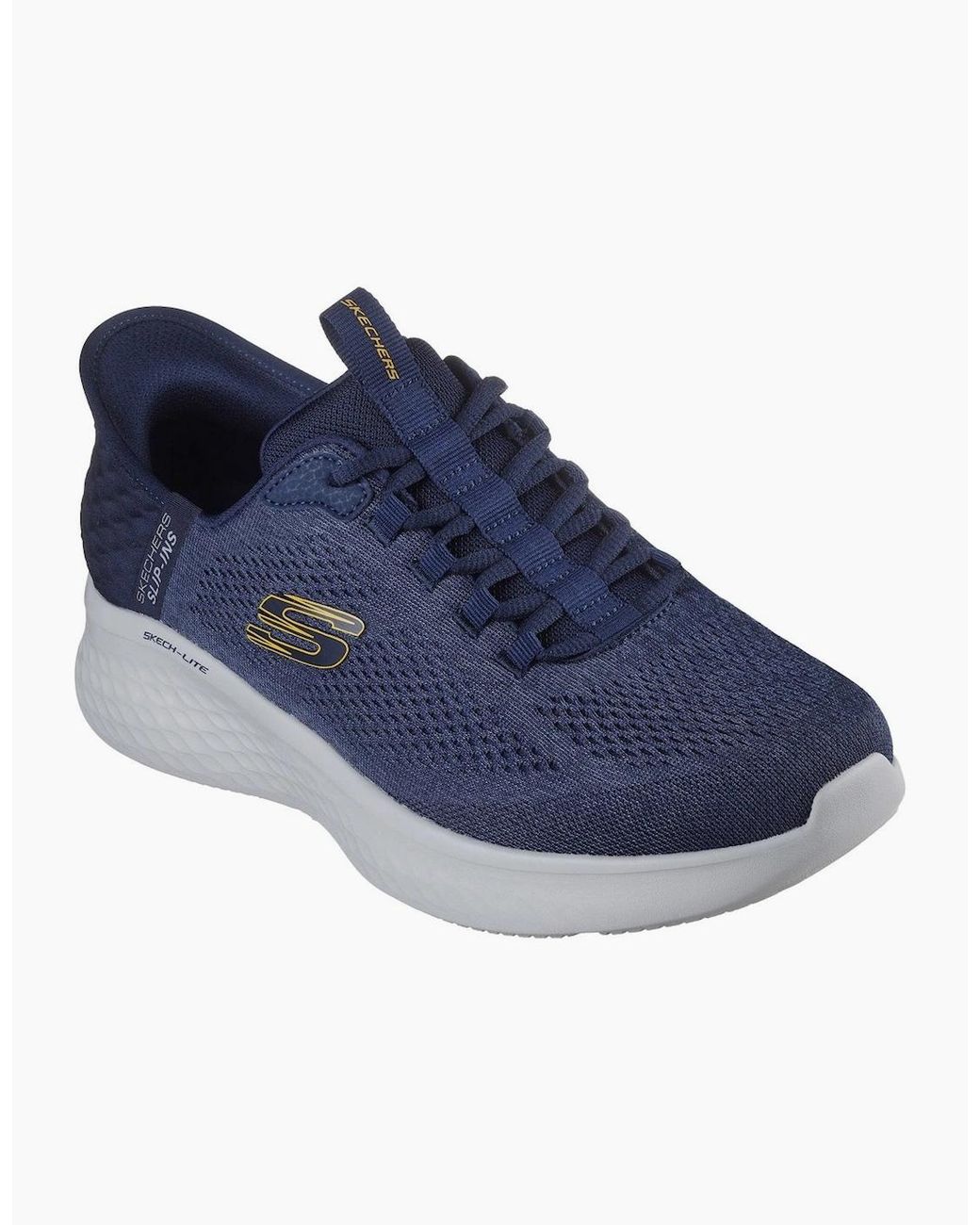 Skechers Blue Skech-Lite Pro Primebase 232466-Nvyl/ Lace Up Shoes for men