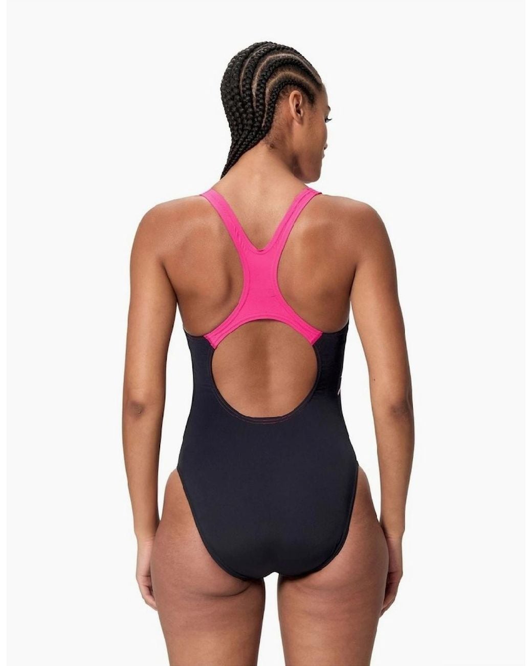 Speedo Blue Ladies Medley Logo One Piece Swimsuit