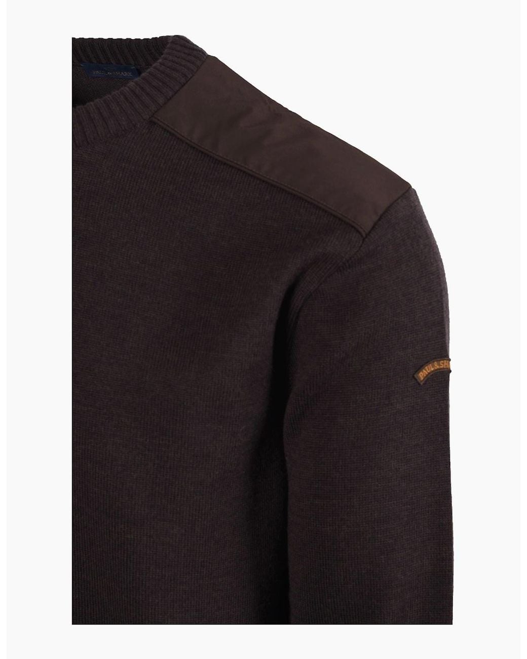 Paul & Shark Black Crew Neck Knitwear for men