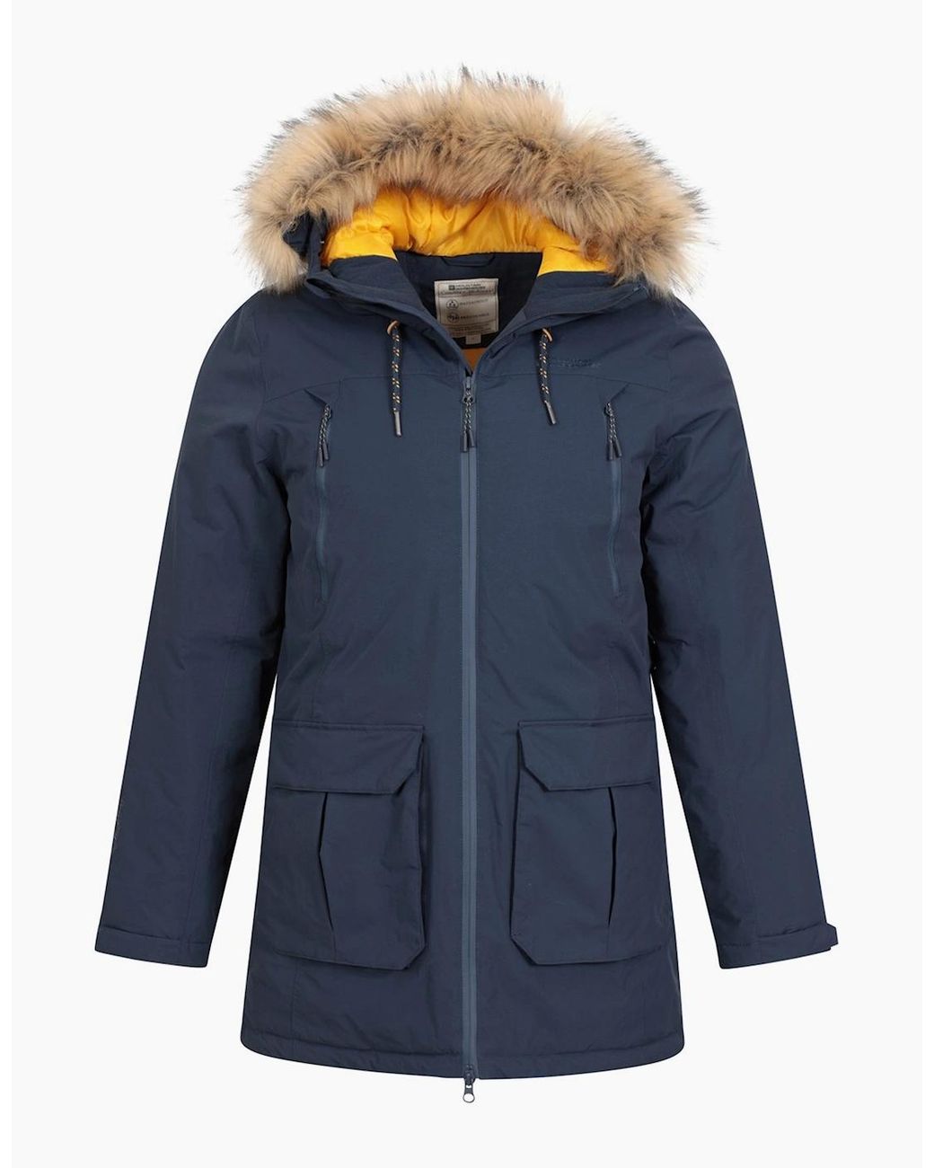 Mountain Warehouse Blue Traverse Hybrid Waterproof Jacket for men