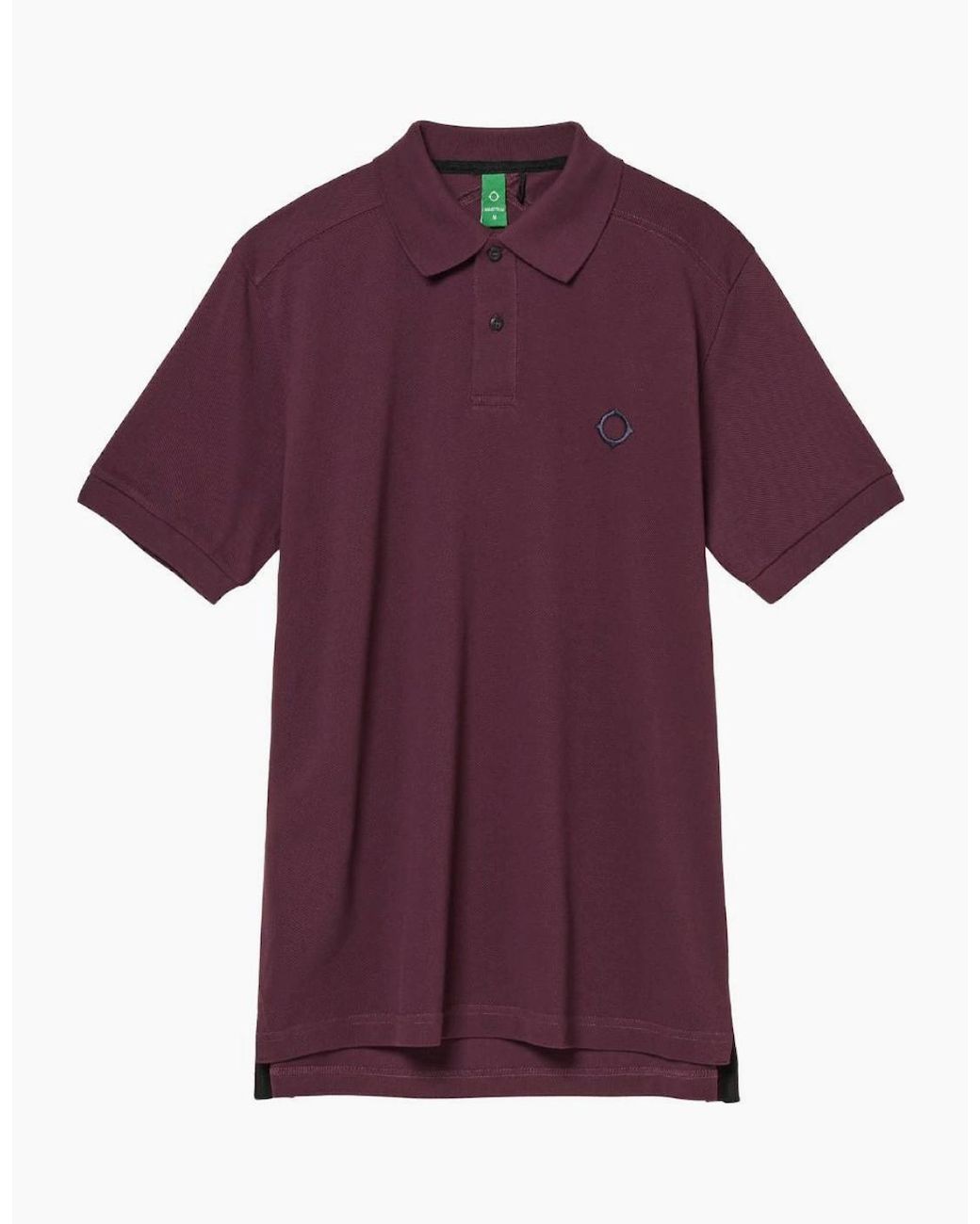Ma Strum Purple Wine Pique Polo for men