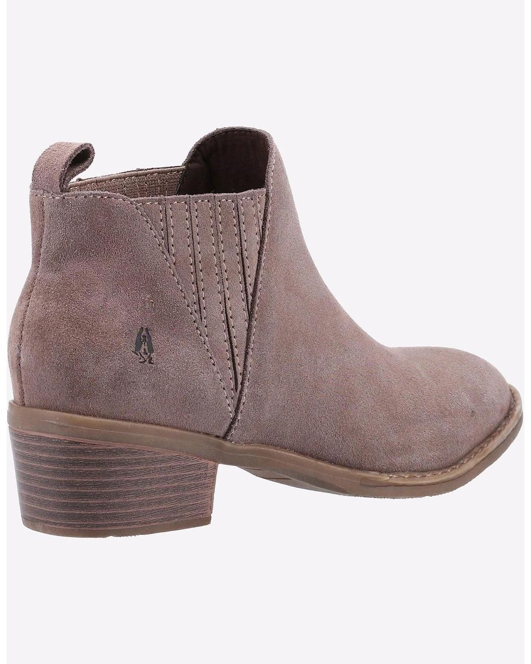 Hush Puppies Purple Isobel Memory Foam Boots Taupe