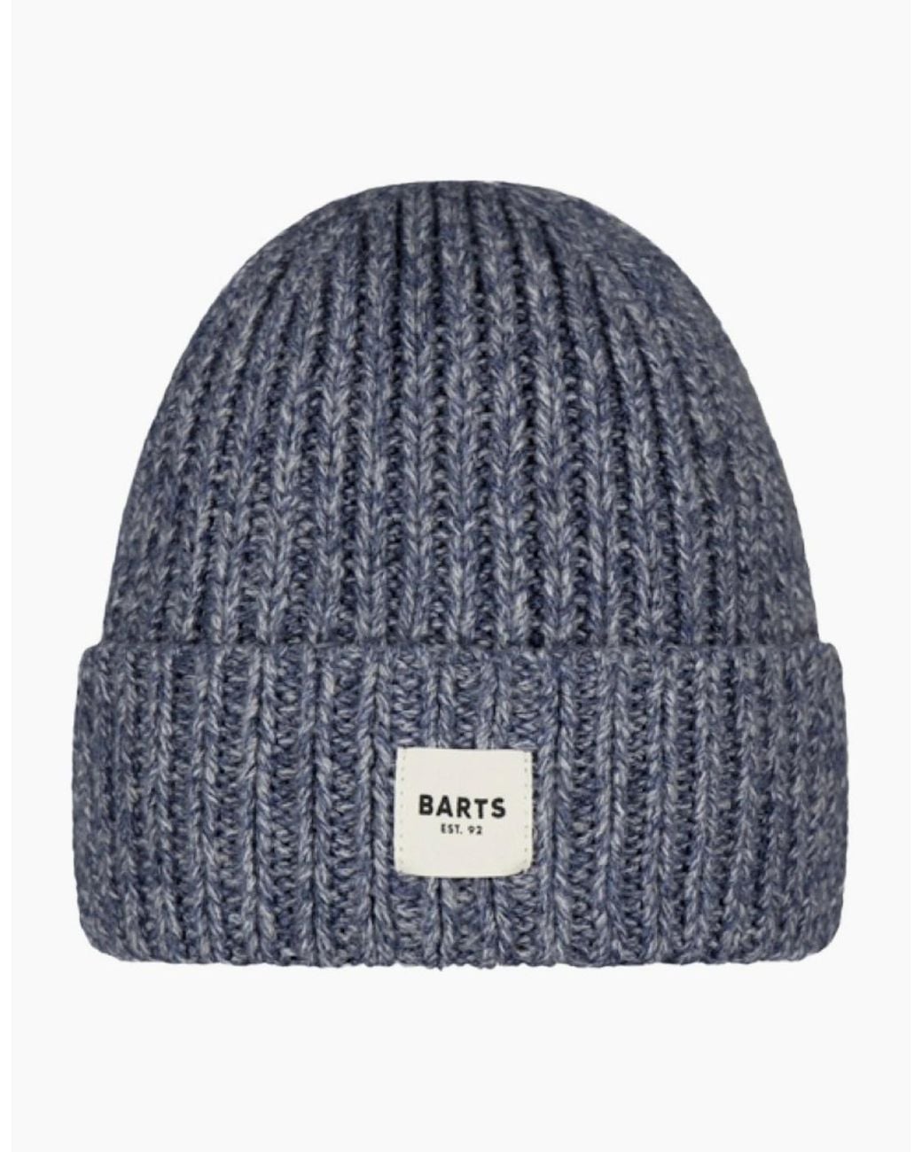 Barts Blue Blaira Rib-Knit Beanie