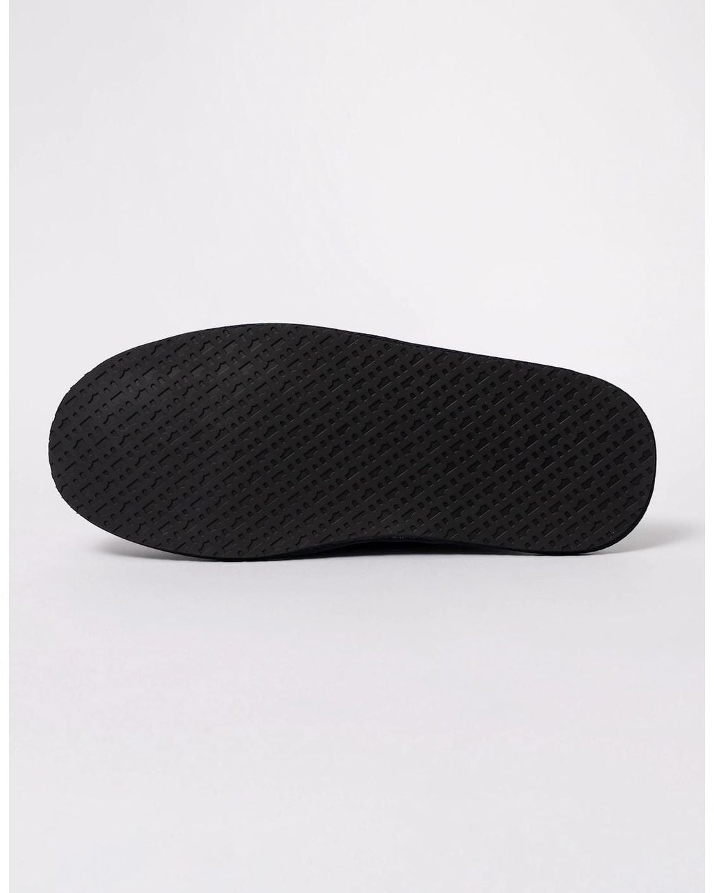 Boss Blue Boss Shearling-Lined Slip-On Slippers With Logo Detail for men