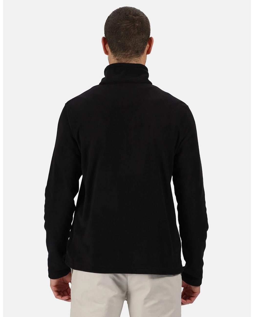 Regatta Black Professional Recycled Half Zip Fleece for men