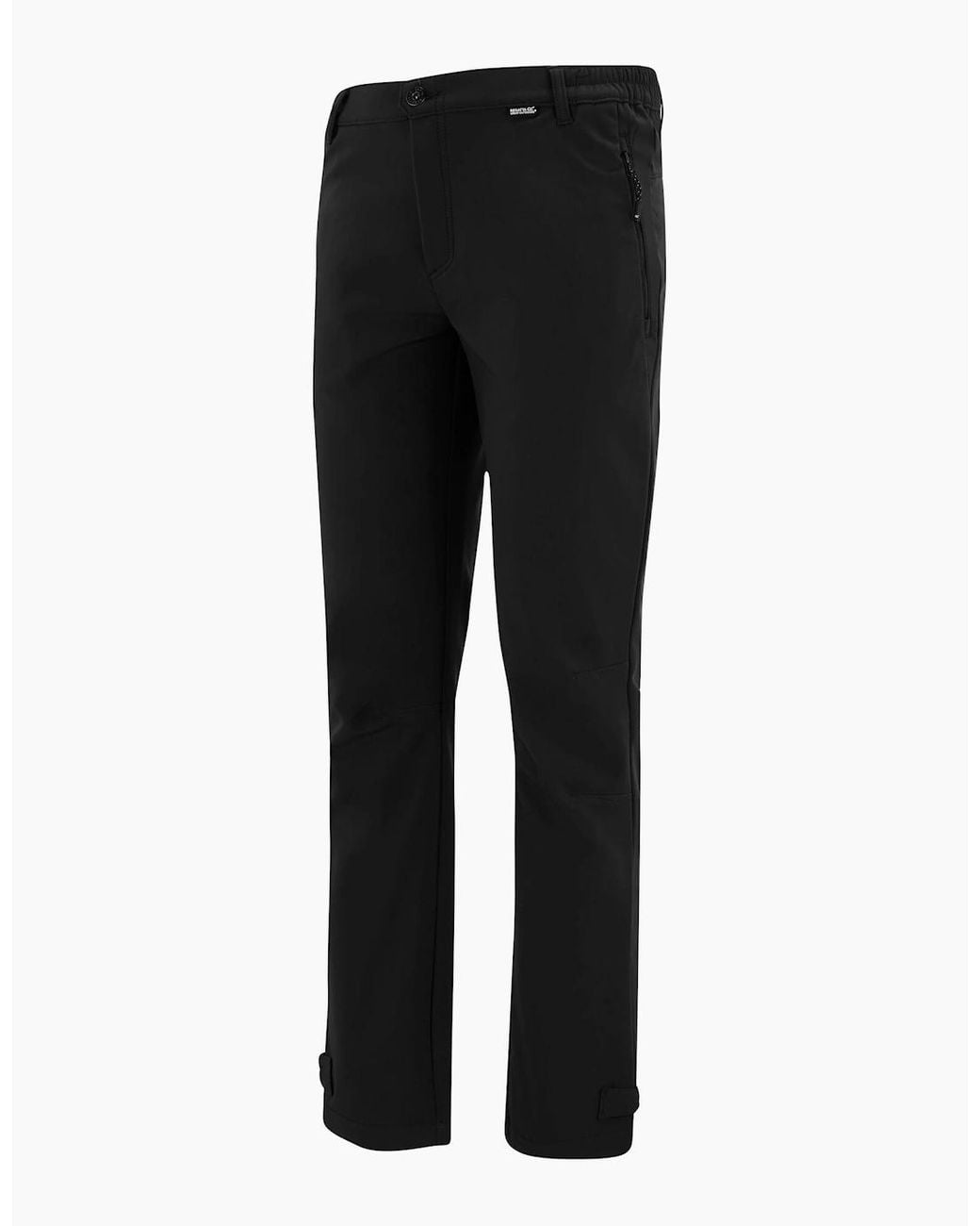 Regatta Black Geo Softshell Hiking Trousers for men