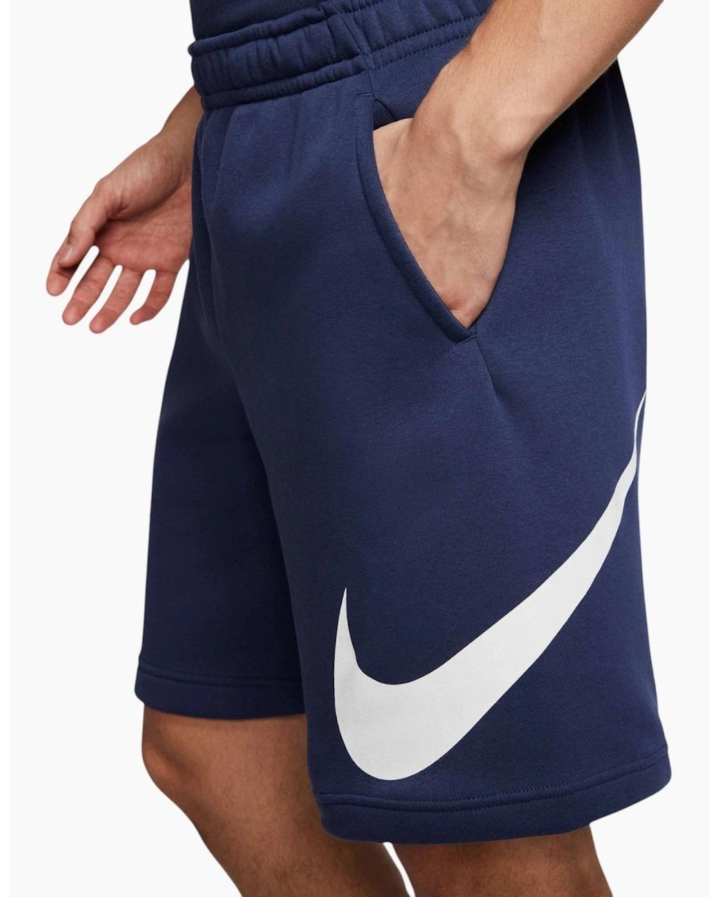 Nike Blue Shorts Terry Summer Comfort Half Pants for men