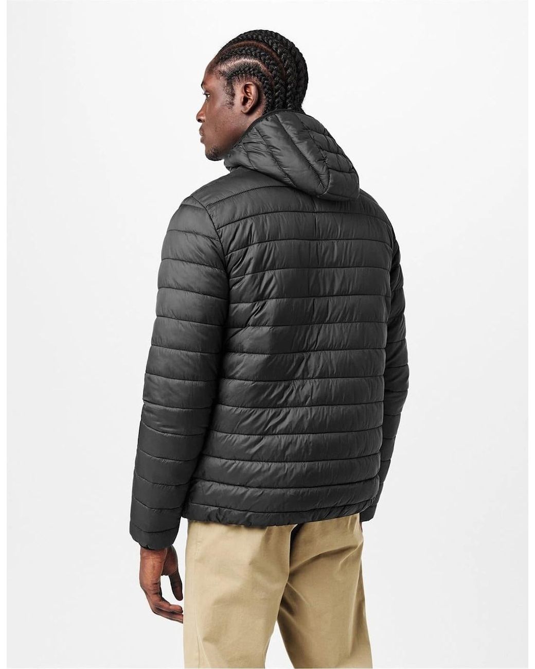 Aquascutum Black Puffer Jacket for men