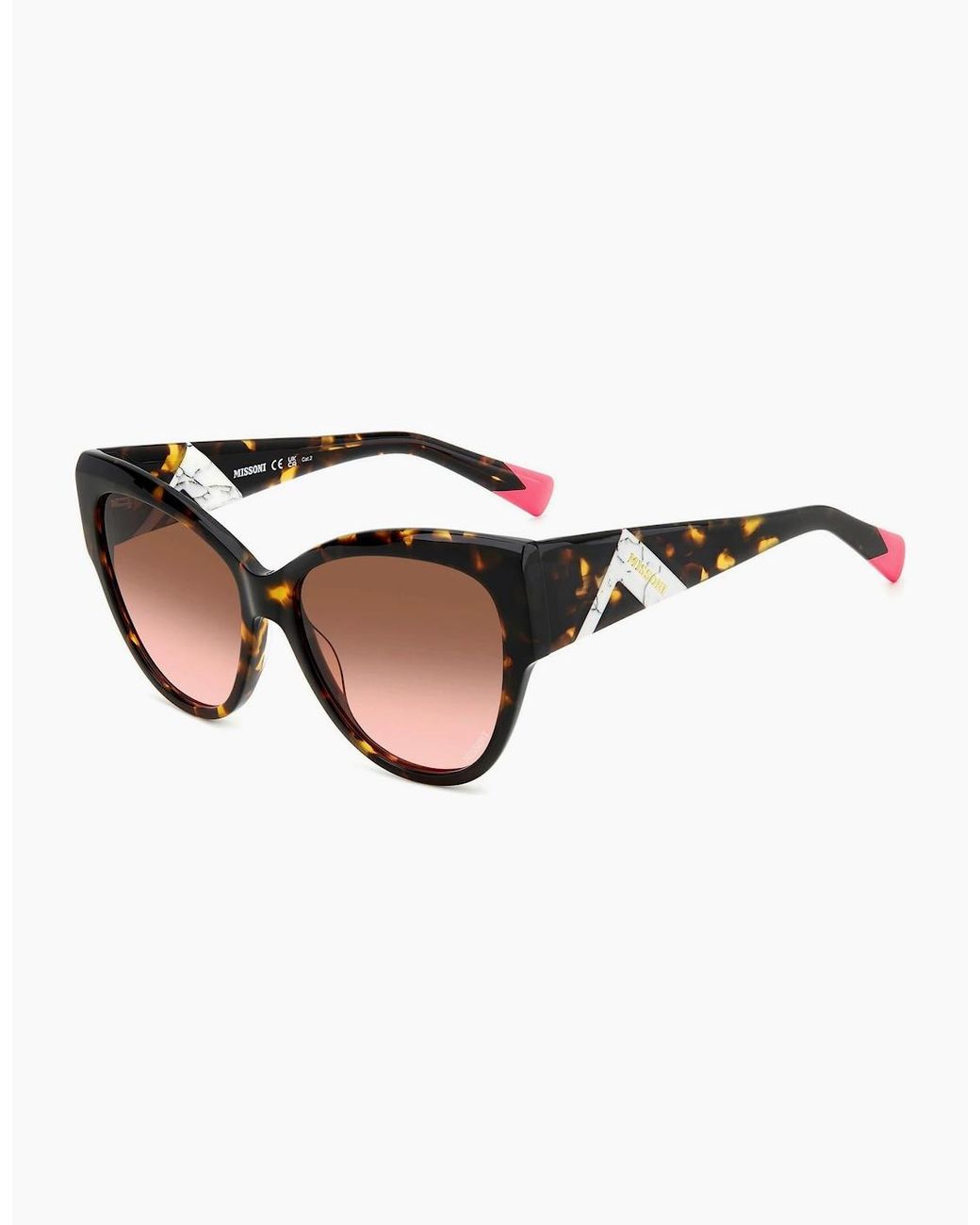 Missoni Brown Cat Eye Sunglasses
