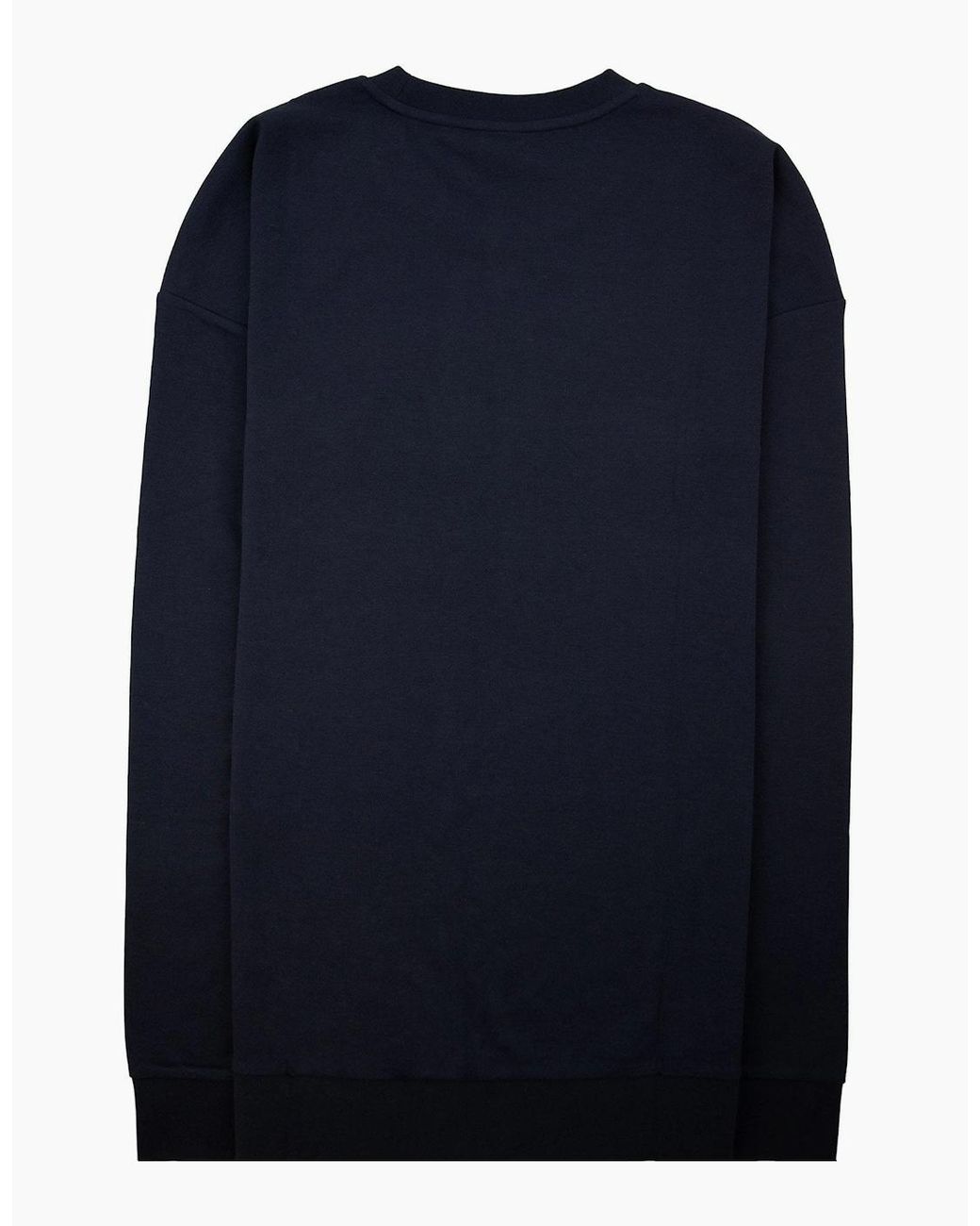 Boss Blue Logo Print Tracksuit Sweatshirt 400 Ds3 for men