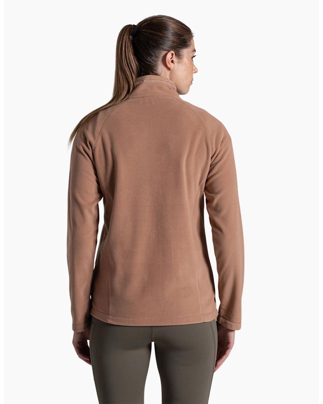 Craghoppers Brown Ladies Miska Vi Half Zip Fleece