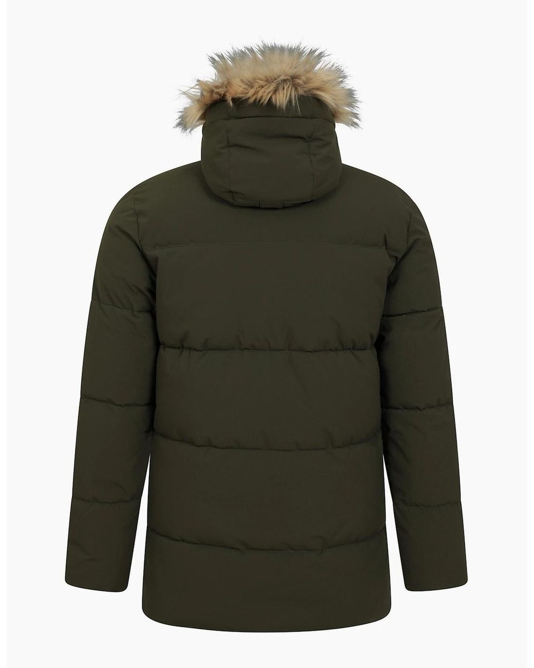 Mountain Warehouse Green Fern Water Resistant Padded Parka for men