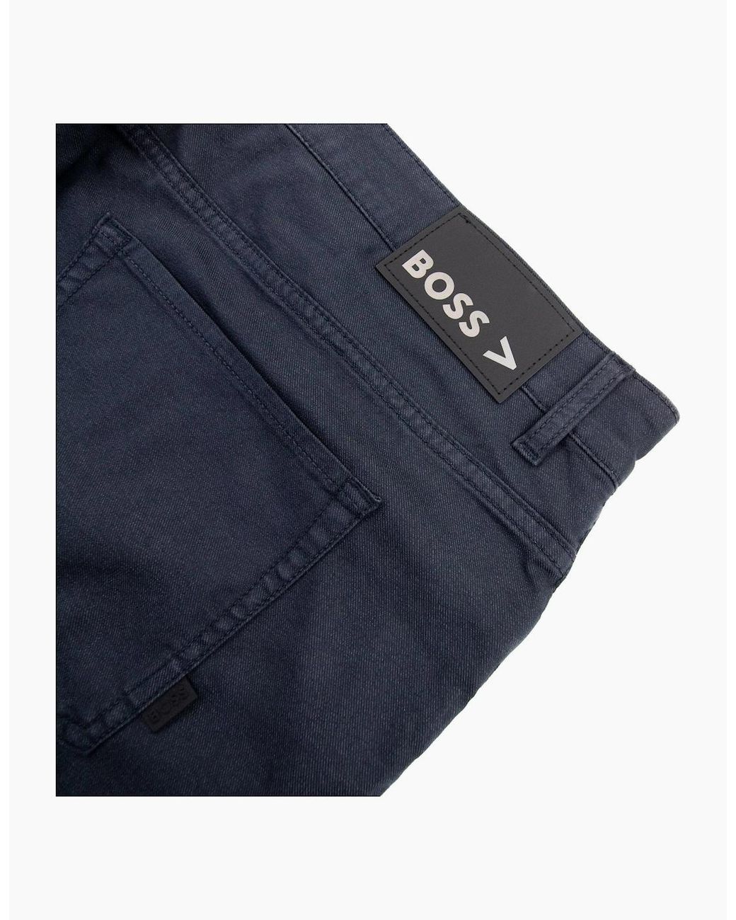 Boss Blue Delaware 3-1-20 Slim Fit Stretch Jean 404 for men