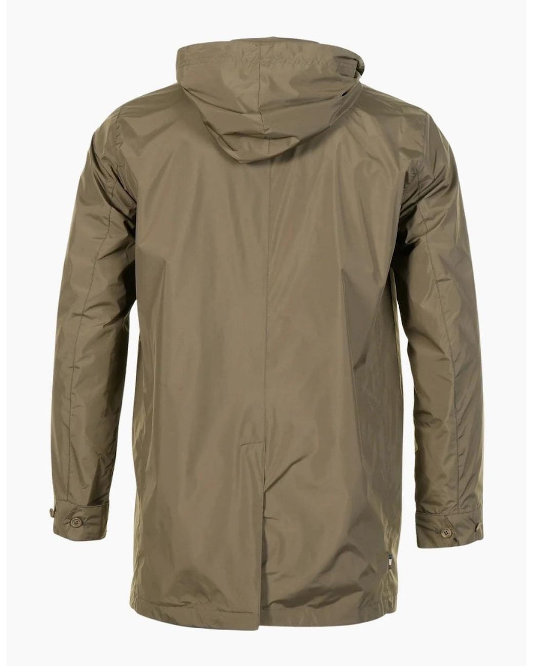 Aquascutum Green Active Packable Trench Army Jacket for men