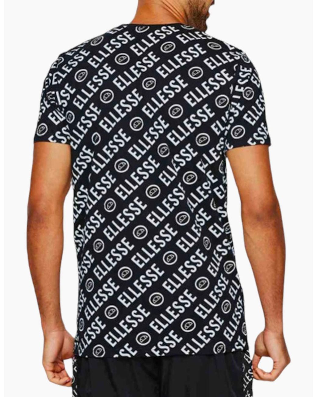 Ellesse Black Rodi T-Shirt Sha06435 T-Shirt Crew Neck Short Sleeve Casual Tee for men