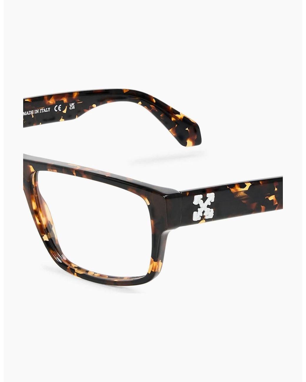 Off-White c/o Virgil Abloh Brown Off Eyewear Style 8P for men