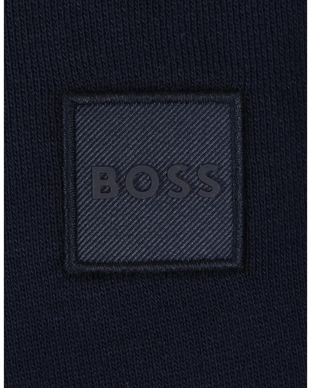 Boss Blue Boss Zetrust Half-Zip Sweatshirt Dark for men