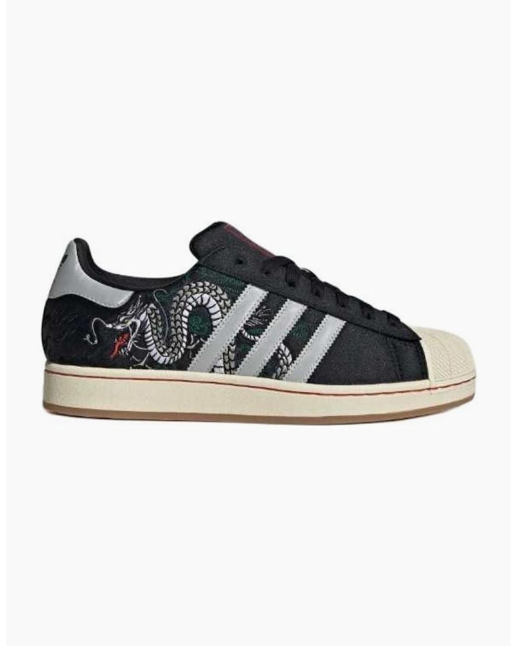 Adidas Black Originals Superstar Ii Tokyo Sukajan Sneakers