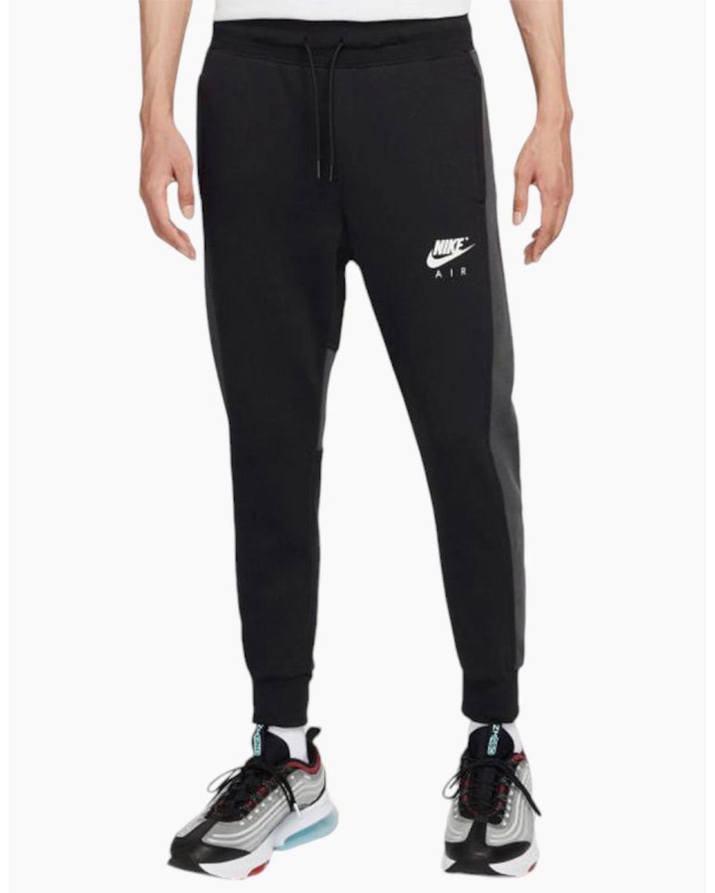 Nike Black Air Contrast Jogger Casual Sportwear Running Gym Bottom for men