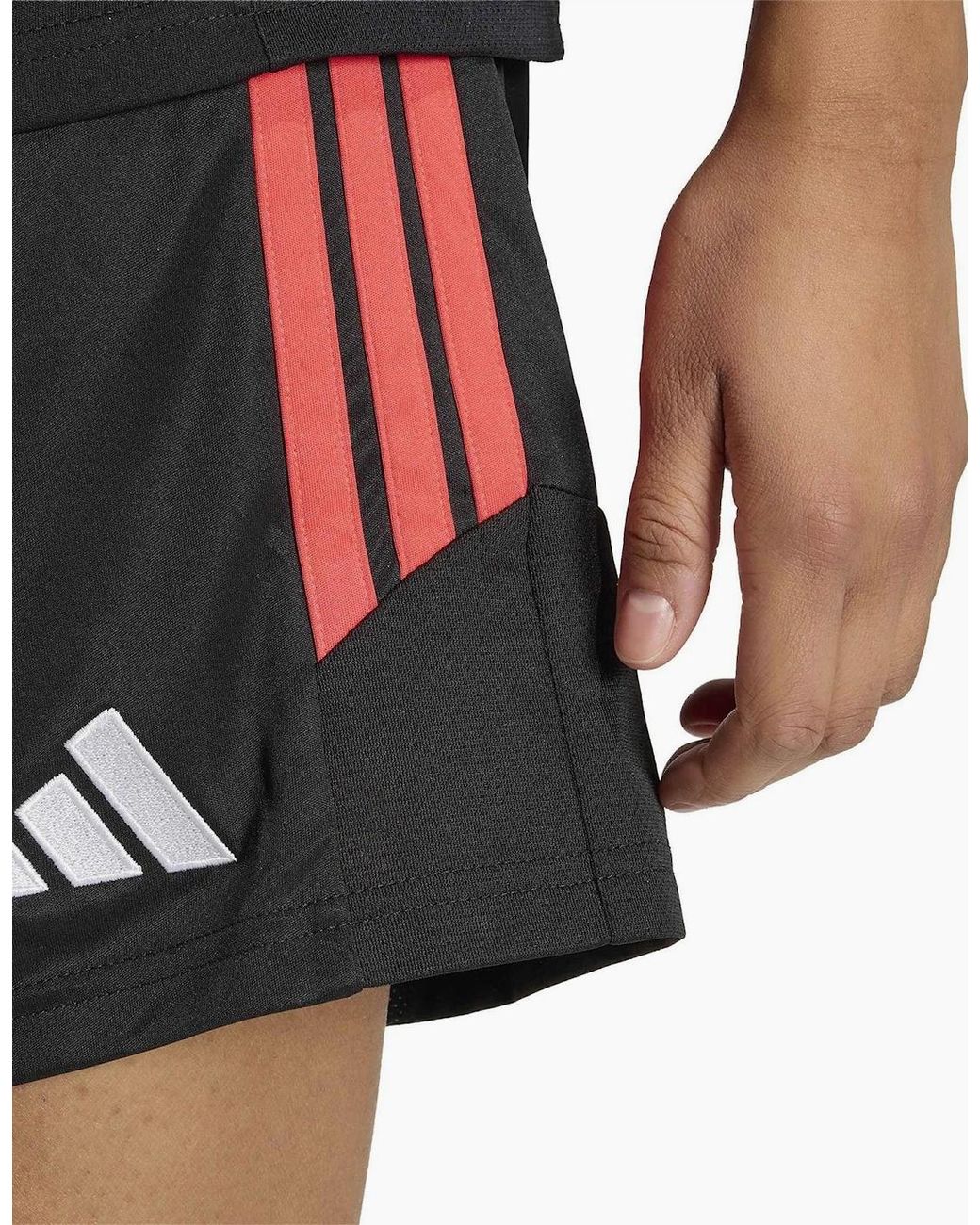 Adidas Black Tiro 26 Athletic Shorts With Elasticated Waistband