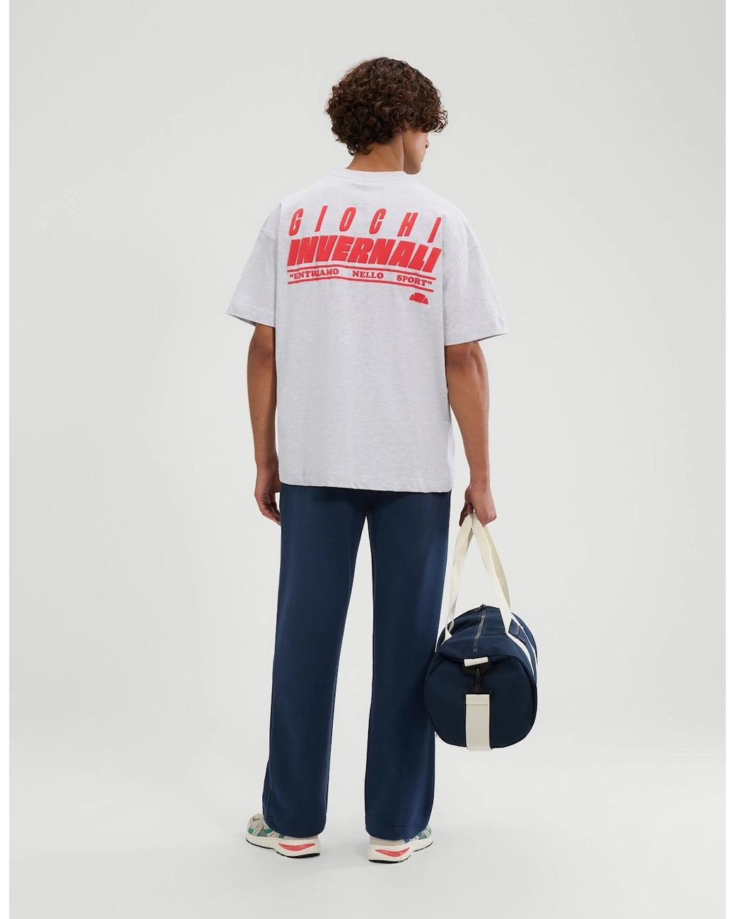 Ellesse White Entriamo Tee for men