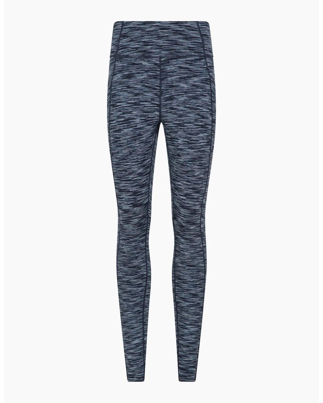 Mountain Warehouse Blue Ladies Breathe & Balance High Waist Leggings