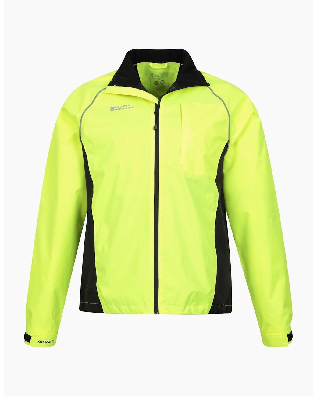 Mountain Warehouse Yellow Adrenaline Ii Waterproof Jacket for men