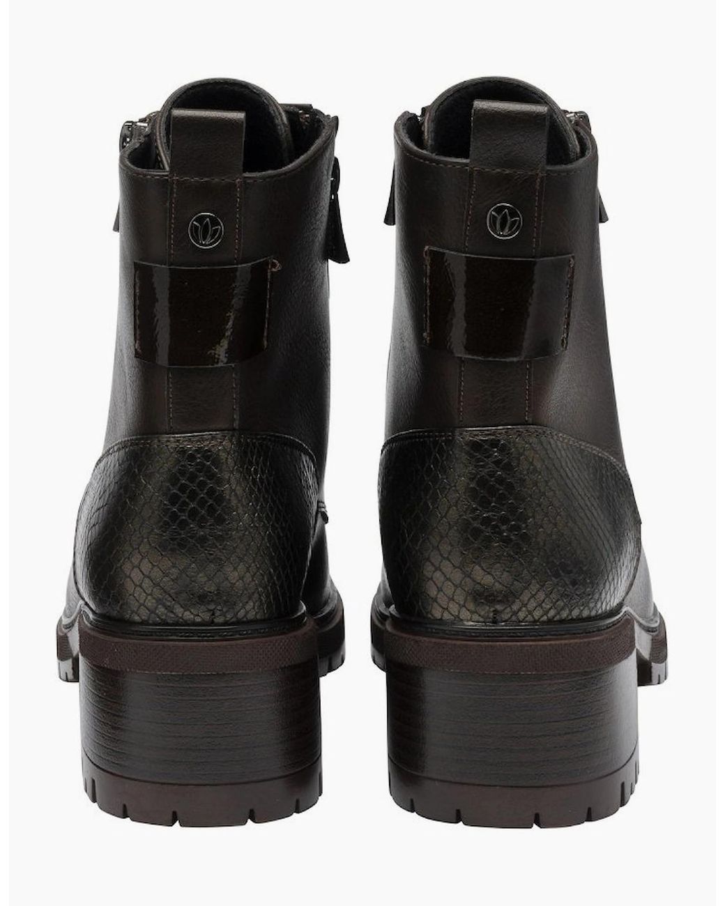 Lotus Black Jazlyn Ankle Boots