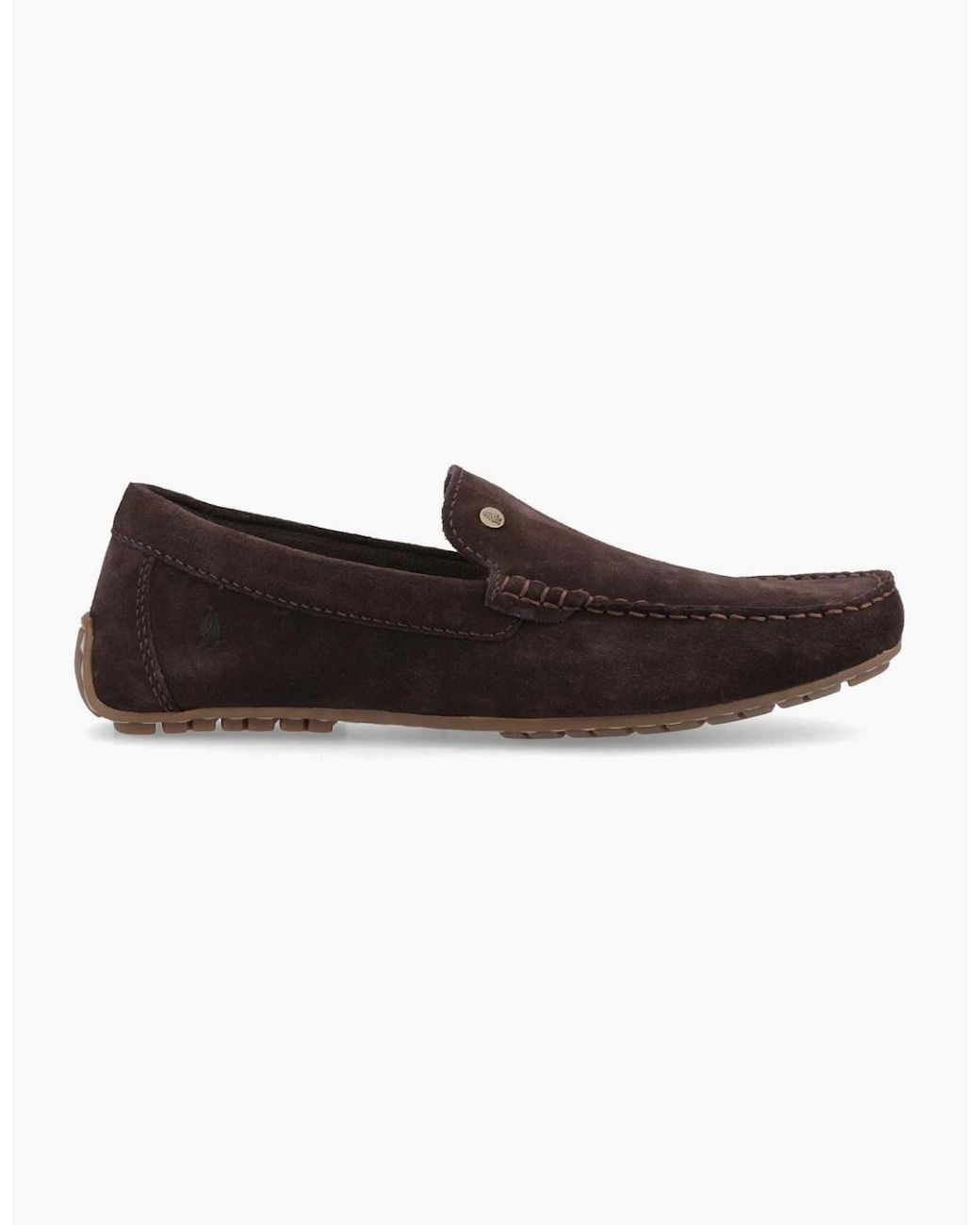 Hush Puppies White Ralph Suede Shoes for men