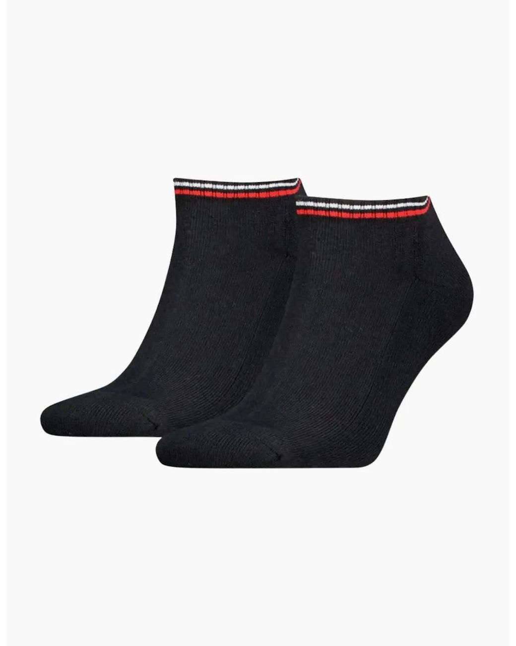 Tommy Hilfiger Blue 2-Pack Tommy Jeans Logo Sports Trainer Socks for men