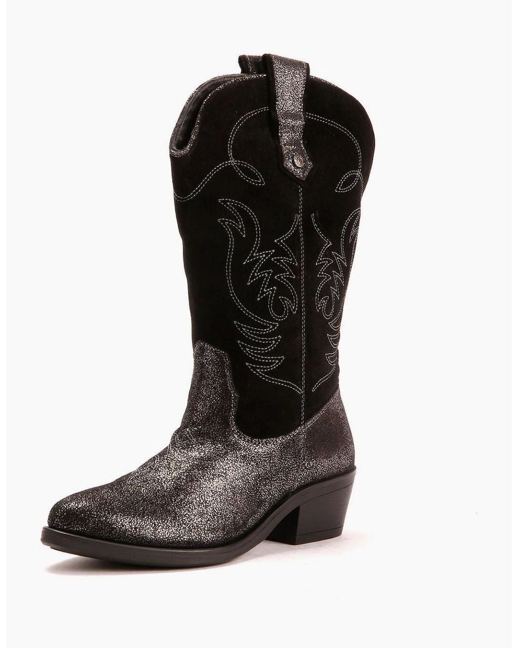 Osprey Black London The Louisiana Leather /Gunmetal Boots