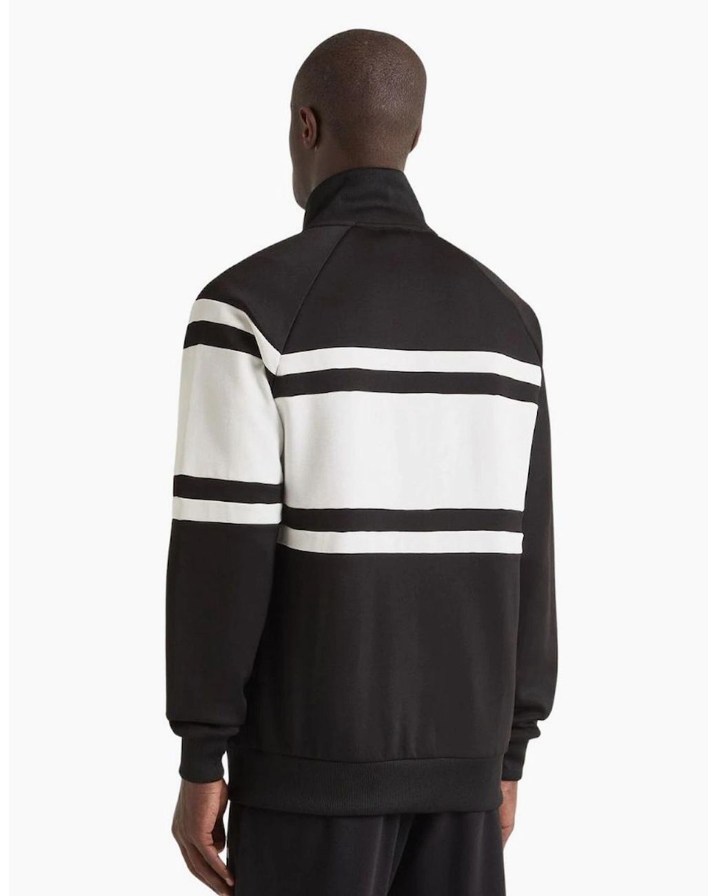 Diadora Black Optical/ 80S Track Jacket for men